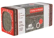 Утеплитель Ursa Terra 36 PN Стены и крыши 1250x610x50мм (7,6м2)
