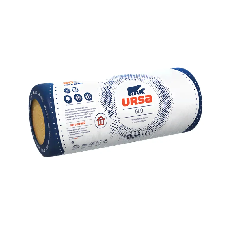 Утеплитель Ursa Geo М-11/50 2х10000х1200х50 мм.-0