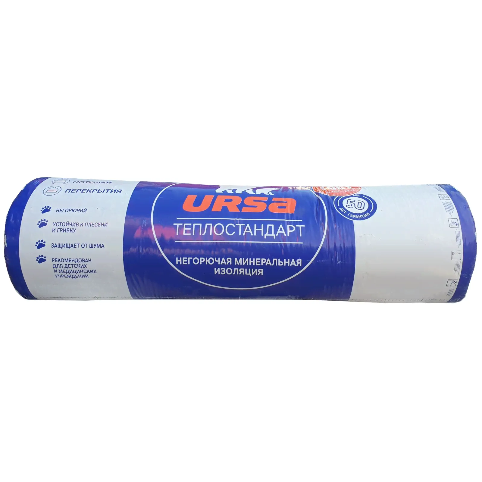 Утеплитель URSA ТеплоСтандарт рулон 100х1220х6560мм (8м2/1шт)-2